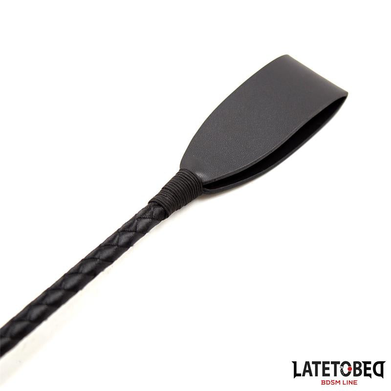 LATETOBED BDSM LINE - CLASSIC WHIP SILVER DETAILS 60CM