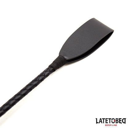 LATETOBED BDSM LINE - CLASSIC WHIP SILVER DETAILS 60CM