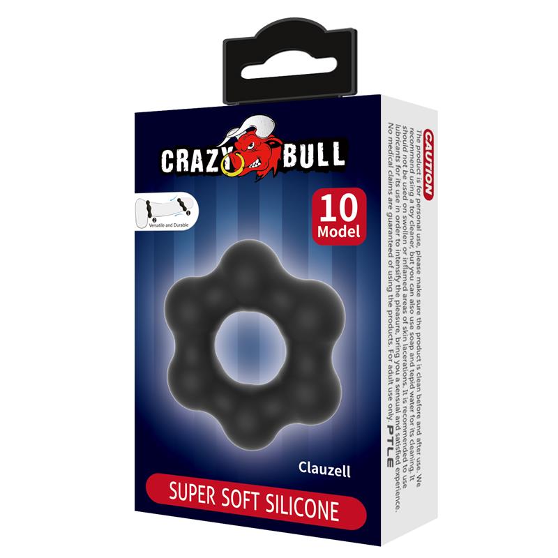 CRAZY BULL - CLAUZELL COCK RING SILICONE MOD 10
