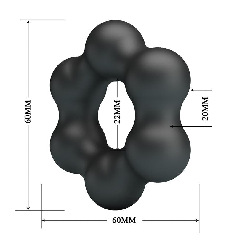 CRAZY BULL - CLAUZELL COCK RING SILICONE MOD 10