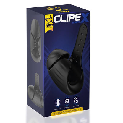 MINOTHOR - CLIPEX ADJUSTABLE MALE MASTURBATOR WITH CLIP SYSTEM PREMIUM SILICONE MAGNETIC USB