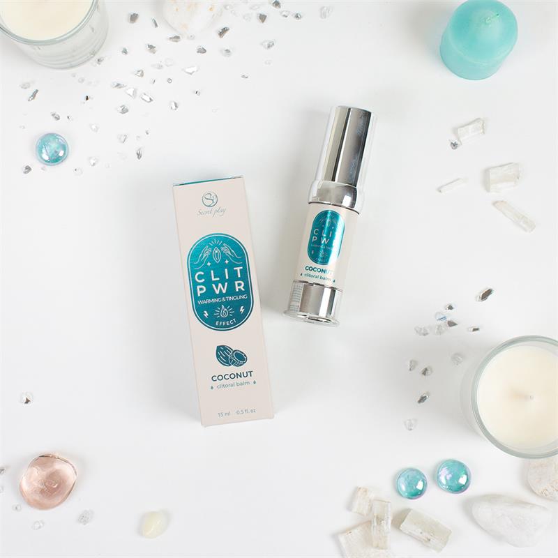 SECRET PLAY - CLIT PWR CLÍTORIS STIMULATING BALM COCONUT 15 ML