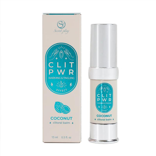 SECRET PLAY - CLIT PWR CLÍTORIS STIMULATING BALM COCONUT 15 ML