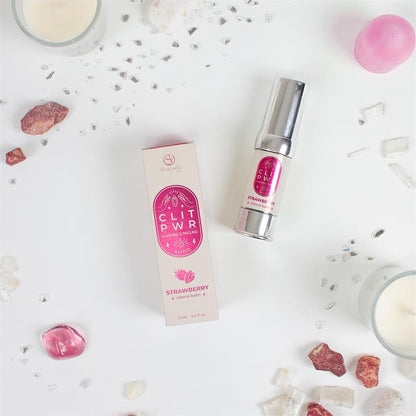 SECRET PLAY - CLIT PWR CLÍTORIS STIMULATING BALM STRAWBERRY 15 ML