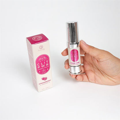 SECRET PLAY - CLIT PWR CLÍTORIS STIMULATING BALM STRAWBERRY 15 ML