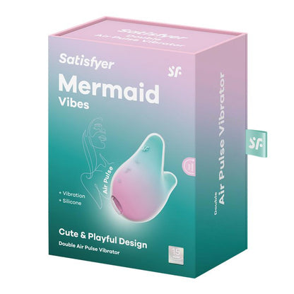 SATISFYER - CLIT SUCKER MERMAID VIBES MINT AND PINK