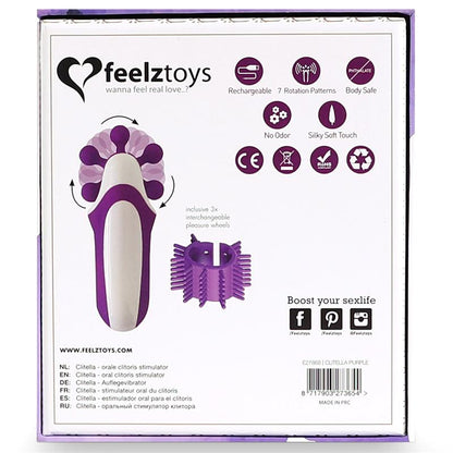 FEELZTOYS - CLITELLA ORAL SEX CLITORAL STIMULATOR PURPLE