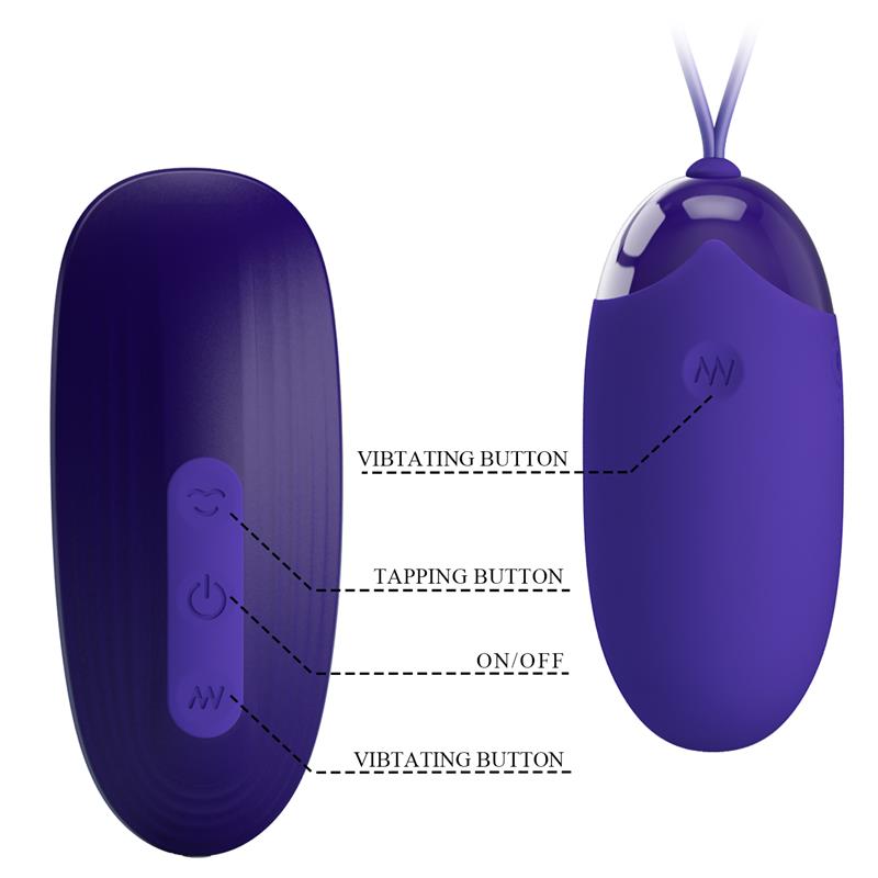 PRETTYLOVE - CLITORIS SUCKER AND EGG VIBRATOR