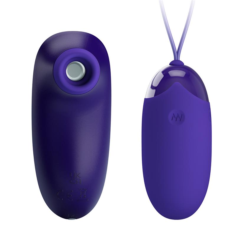 PRETTYLOVE - CLITORIS SUCKER AND EGG VIBRATOR