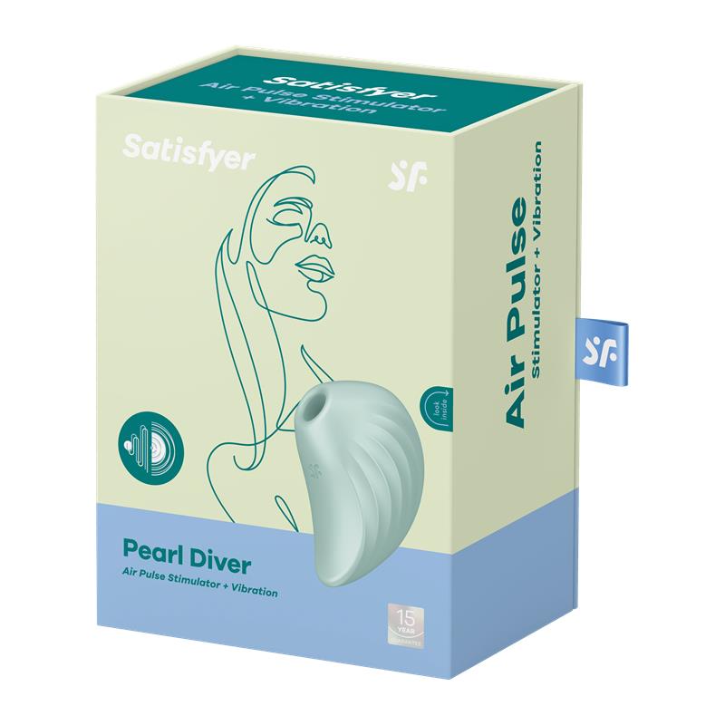 SATISFYER - CLITORIS SUCKER PEARL DRIVER MINT