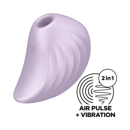 SATISFYER - CLITORIS SUCKER PEARL DRIVER VIOLET