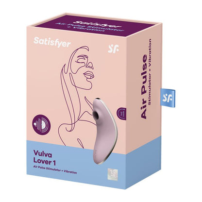 SATISFYER - CLITRORIS SUCKER AND VIBRATION VULVA LOVER 1 VIOLET