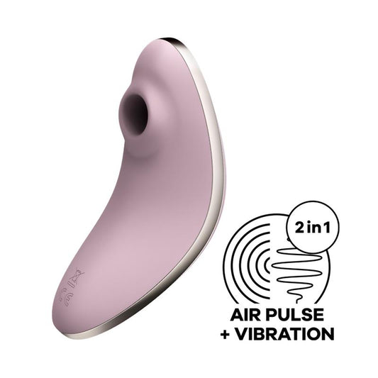 SATISFYER - CLITRORIS SUCKER AND VIBRATION VULVA LOVER 1 VIOLET