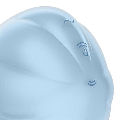 SATISFYER - CLOUD DANCER CLIT SUCKER AND VIBE BLUE