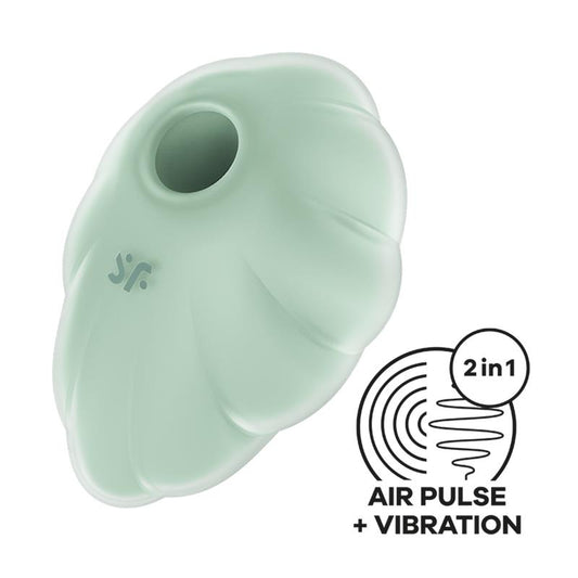 SATISFYER - CLOUD DANCER CLIT SUCKER AND VIBE MINT