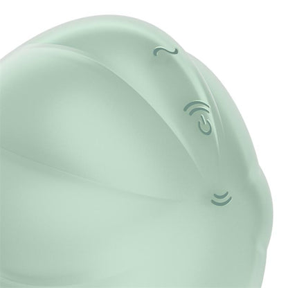 SATISFYER - CLOUD DANCER CLIT SUCKER AND VIBE MINT
