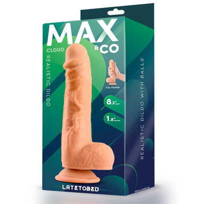MAX & CO - CLOUD REALISTIC DILDO WITH TESTICLES 8.3 FLESH