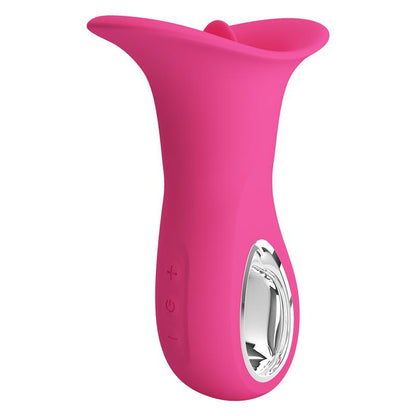 PRETTY LOVE - CLYDE ORAL VIBRATOR VIBRATING TONGUE 12 VIBRATIONS PINK
