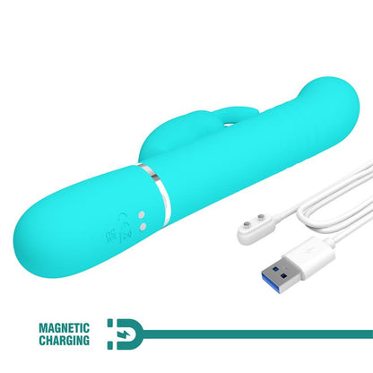 PRETTYLOVE - COALE THRUSTING AND ROTATING BALLS VIBRATOR USB