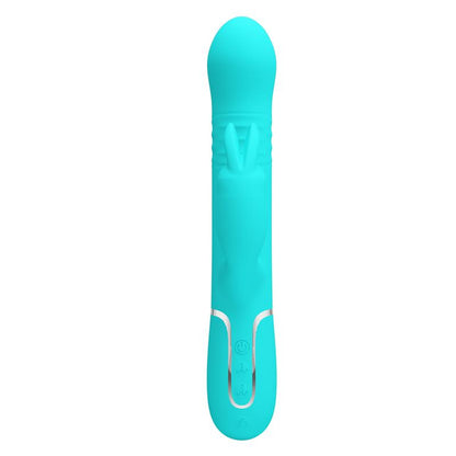 PRETTY LOVE - COALE RABBIT VIBRATOR PEARLS AQUA GREEN