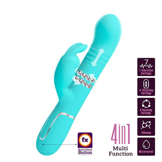 PRETTYLOVE - COALE THRUSTING AND ROTATING BALLS VIBRATOR USB