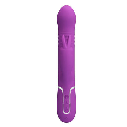 PRETTY LOVE - COALE 4 IN 1 MULTIFUNCTION RABBIT VIBRATOR PURPLE