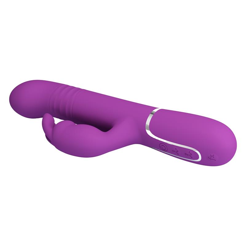 PRETTY LOVE - COALE 4 IN 1 MULTIFUNCTION RABBIT VIBRATOR PURPLE