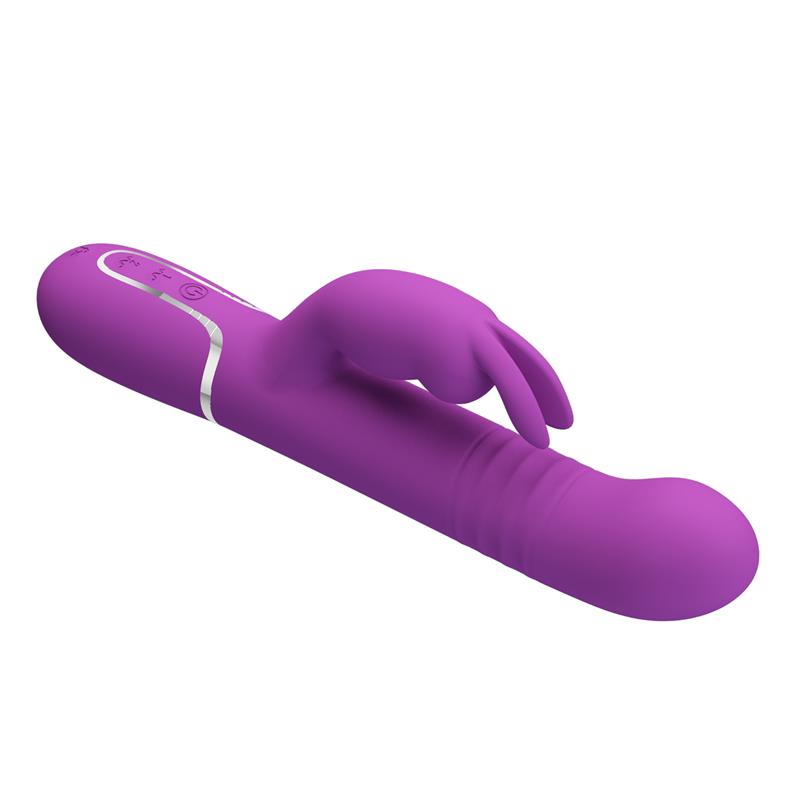 PRETTY LOVE - COALE 4 IN 1 MULTIFUNCTION RABBIT VIBRATOR PURPLE