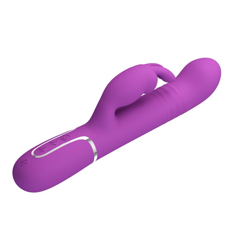 PRETTY LOVE - COALE 4 IN 1 MULTIFUNCTION RABBIT VIBRATOR PURPLE