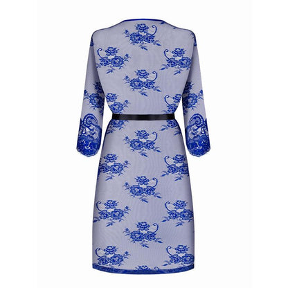 OBSESSIVE - COBALTESS LACE KIMONO