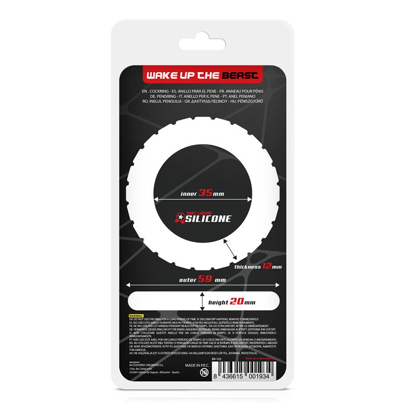 BEAST RINGS - COCK RING TURBINE LIQUID SILICONE 35 MM