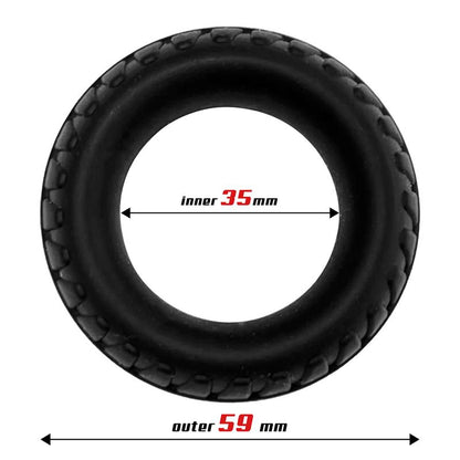 BEAST RINGS - ANNEAU PÉNIEN TURBINE EN SILICONE LIQUIDE 35 MM