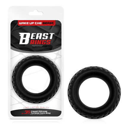 BEAST RINGS - ANNEAU PÉNIEN TURBINE EN SILICONE LIQUIDE 35 MM