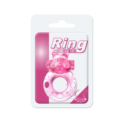 BAILE - COCK RING WITH VIBRATING BULLET BEAR