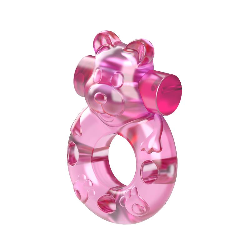BAILE - COCK RING WITH VIBRATING BULLET BEAR