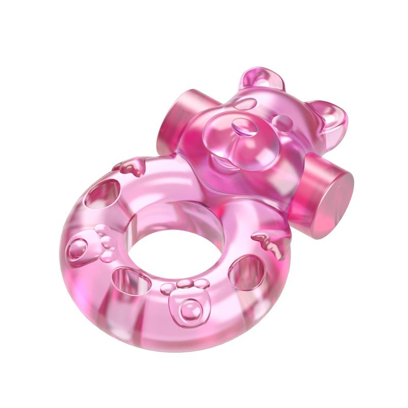 BAILE - COCK RING WITH VIBRATING BULLET BEAR