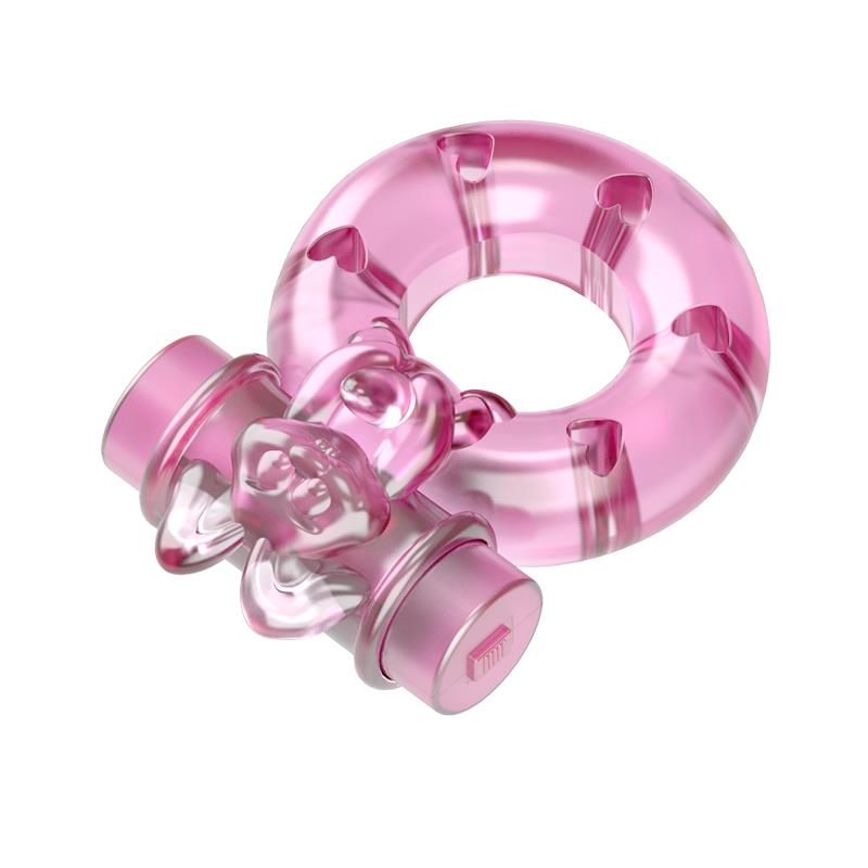BAILE - COCK RING WITH VIBRATING BULLET RABBIT