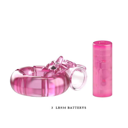 BAILE - COCK RING WITH VIBRATING BULLET RABBIT