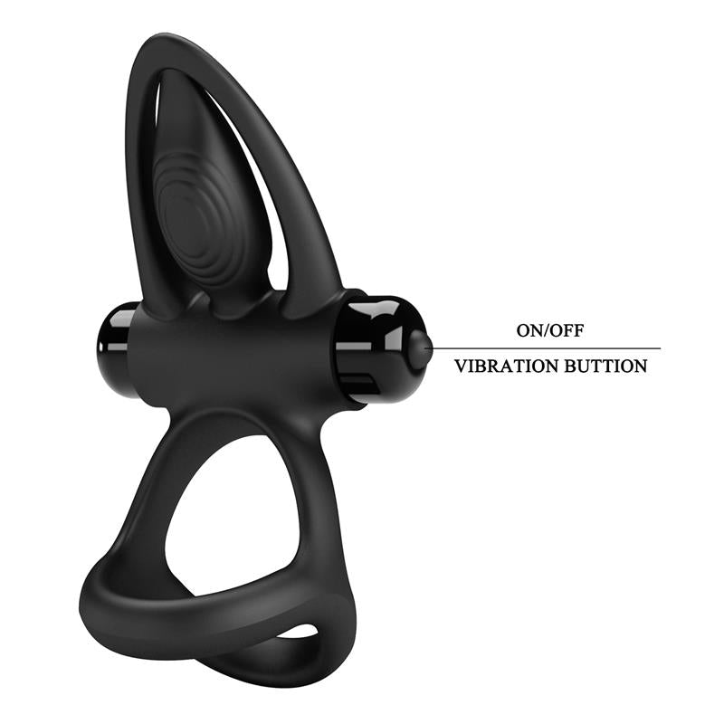 PRETTYLOVE - COCK RING WITH VIBRATION