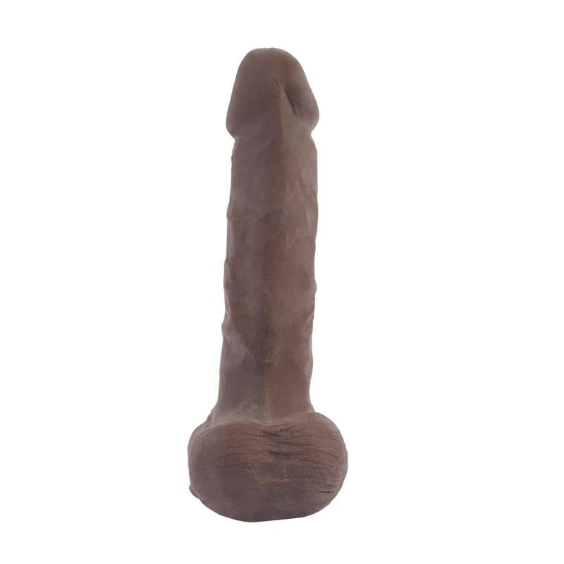 CHISA - COCK SHOOT DUAL-DENSITY DILDO BROWN 20CM