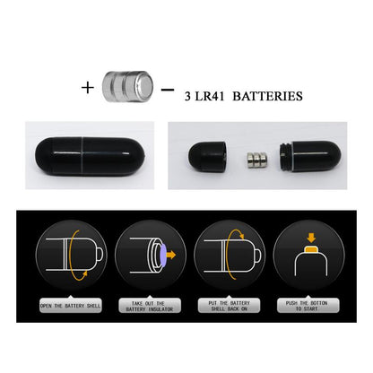 PRETTYLOVE - COCK SLEEVE WITH BULLET BLACK