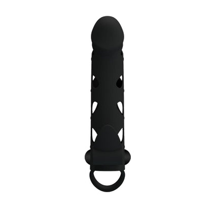PRETTY LOVE - COCK SLEEVE WITH BULLET BLACK