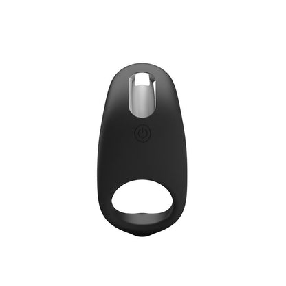 PRETTYLOVE - COCKRING GEMMA USB SILICONE BLACK