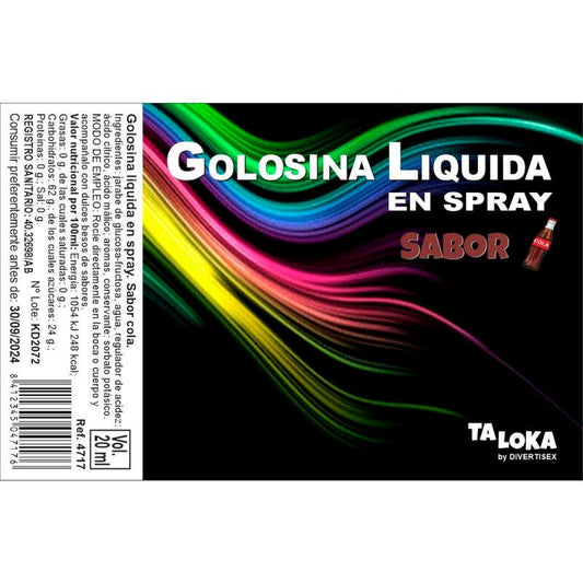 TALOKA - COLA FLAVORED LIQUID CANDY SPRAY 20 ML
