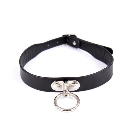 LATETOBED BDSM LINE - COLLAR ADJUSTABLE 43 CM BLACK