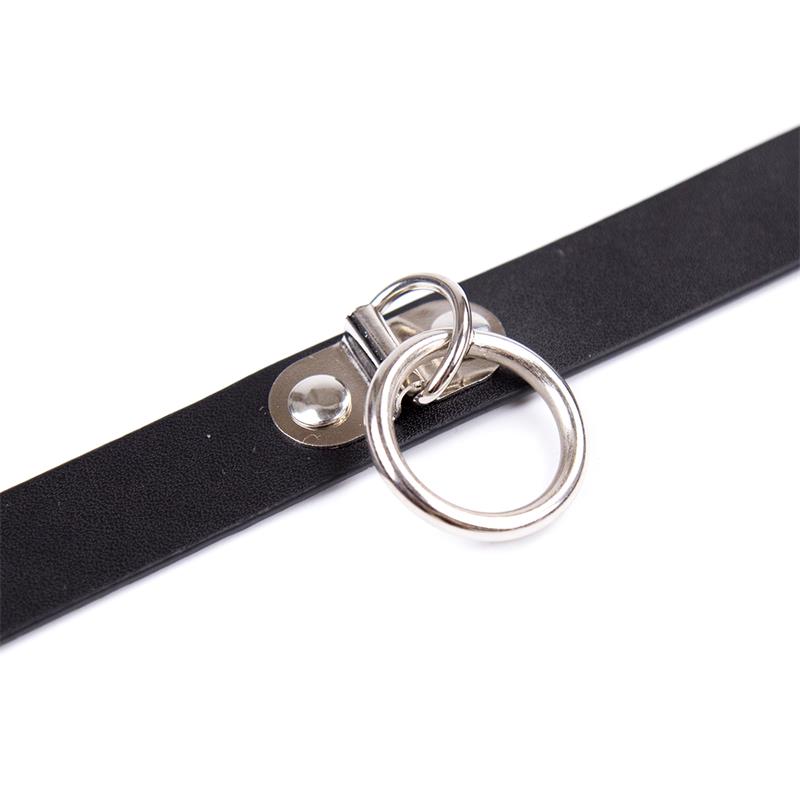 LATETOBED BDSM LINE - COLLAR ADJUSTABLE 43 CM BLACK