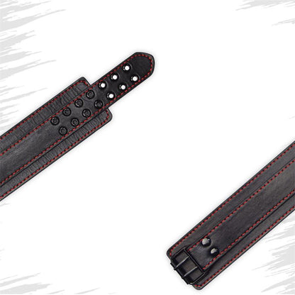 LOVETOY - COLLAR AND LEASH BONDAGE BLACK