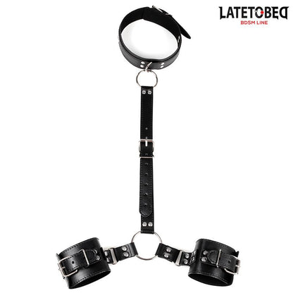 LATETOBED BDSM LINE - COLLAR AND WIRST RESTRAINTS