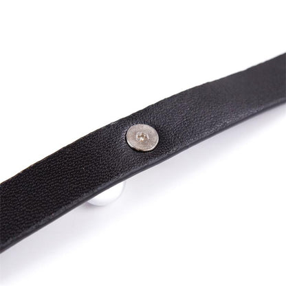 LATETOBED BDSM LINE - COLLAR WITH BELL ADJUSTABLE 43 CM BLACK