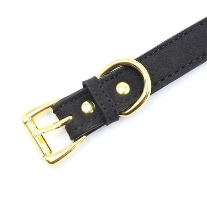 LATETOBED BDSM LINE - COLLAR WITH BOW AND RATTLE 44 CM BLACK/RED